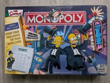 Monopoly The Simpsons Edition Electronic Banking Board Game. Complete. Working