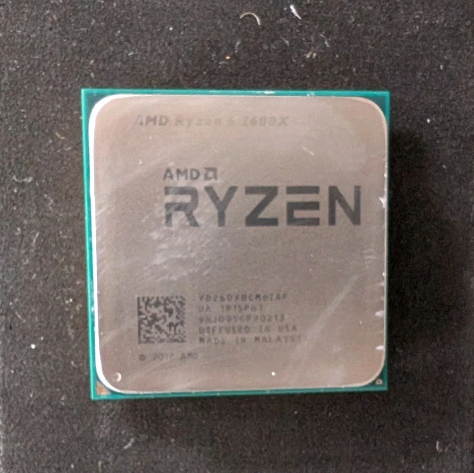 AMD CPU Ryzen 5 2600x AM4 Socket With Heatsink & Fan - Image 2 of 4