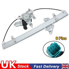 For Nissan Navara NP300 D23 2016-2023 Front Left Window Regulator W/Motor 6 Pin