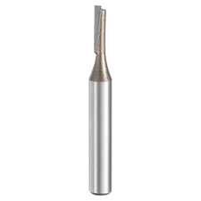 Straight Router Bit 1/4 Shank 1/8" Cutting Dia 2 Flutes 0.51" YG6 Carbide Cutter