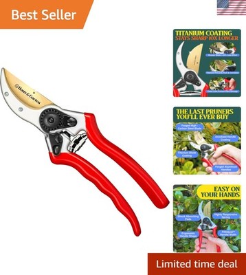 ClassicPRO 8.5'' Professional  Titanium Bypass Pruning Shears - Use As Pruners...