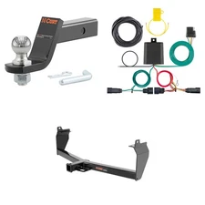 CURT Class 3 Towing Kit Trailer Hitch, Wiring, Ball Mount - 13171, 56406, 45856