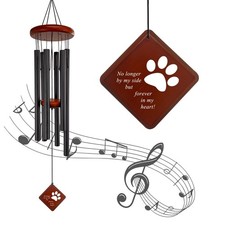 Pet Memorial Gifts for Loss of Dog, 26" Dogs Memorial Wind Chimes for Outside...