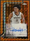 DYLAN HARPER 2025-26 TOPPS CHROME ROOKIE AUTO GEOMETRIC ORANGE REFRACTOR 08/25
