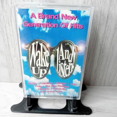 WAKE UP & LISTEN CASSETTE TAPE ALBUM - RARE RETRO MUSIC COMILATION VARIOUS HITS