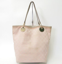 Autentica borsa tote Gucci GG in pelle canvas I#54657