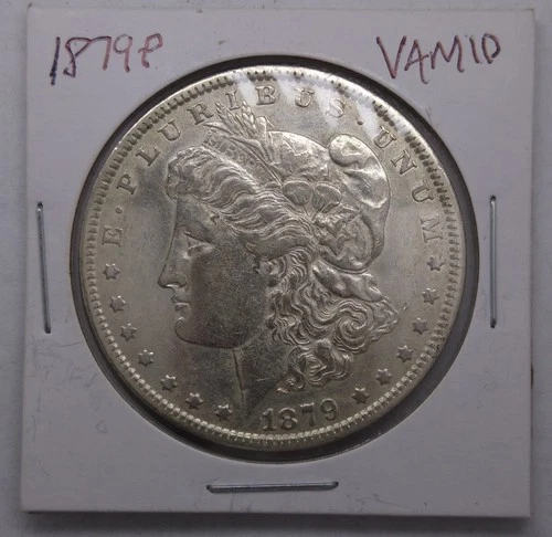 1879 P Morgan, AU, Beautiful Details, Nice