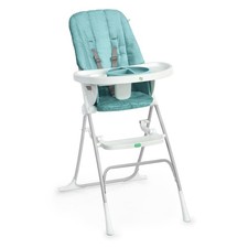 Sun Valley Compact Folding Baby High Chair 5 Point Harness Teal
