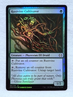 Rustvine Cultivator 181/271 Foil Phyrexia: All Will Be One Magic: The Gathering