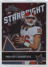 2021 Wild Card Alumination Starbright Red Trevor Lawrence #SB-1 Rookie RC 0jm6. rookie card picture