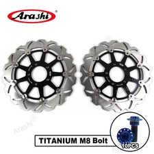 Disco freno anteriore + bulloni di montaggio per Suzuki GSXR600 1997-2003 K1 K2