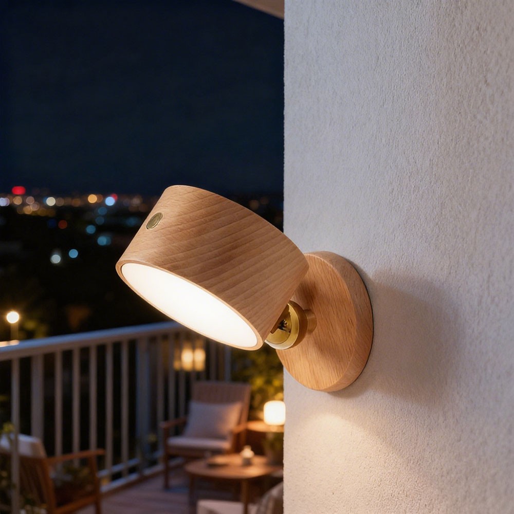 1/8 Pack LED Magnetic Wall Sconce Lights USB Rechargeable Wall Mounted Lights