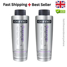 Image of Osmo Silverising Shampoo 300ml and Conditioner 300ml-same day dispatch