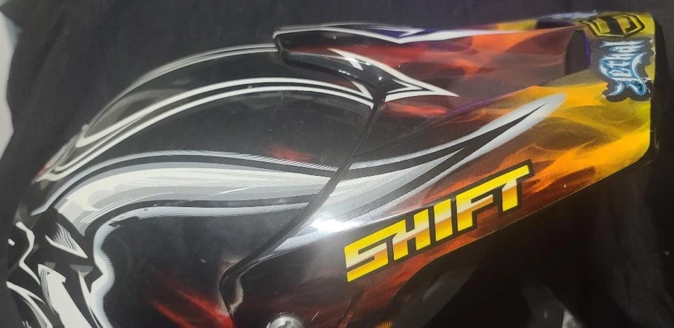 Shift Youth Size M Medium Motocross Dirt Bike Atv Helmet 6 1/8 6 3/8 - Image 2 of 4