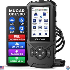 OBD2 Scanner Car Code Reader, Touchscreen, ABS, SRS, Engine, 106 Brands