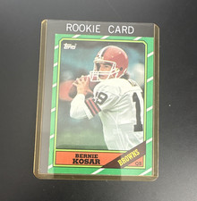 Topps 1986 Topps Bernie Kosar Cleveland Browns #187 Rookie Base Set NFL Card. rookie card picture