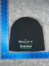 Skutt Catholic Basketball Beanie Toque Adult OS Black Embroidered Knit Acrylic