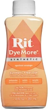 Rit Dye More Synthetic 7oz-Apricot Orange