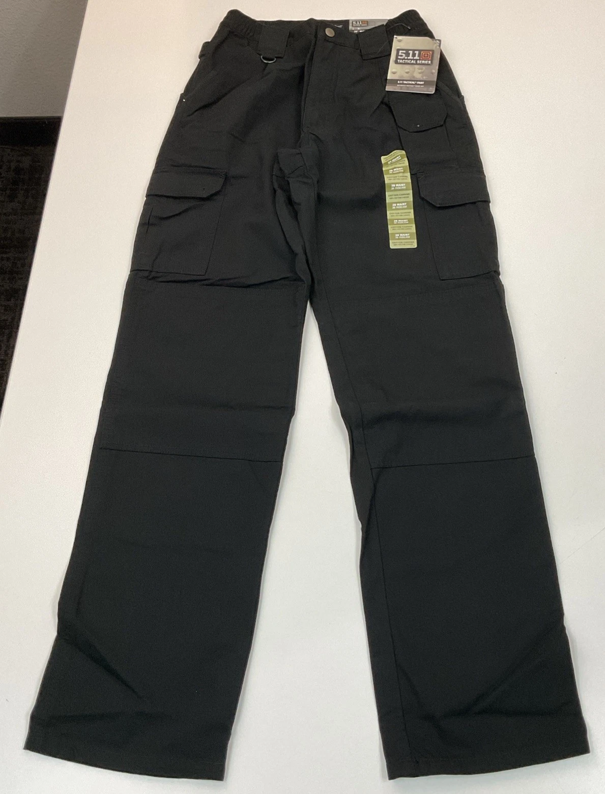 74251 5.11 Tactical Mens Regular Fit Cotton Canvas Cargo Pants 28x36 Black