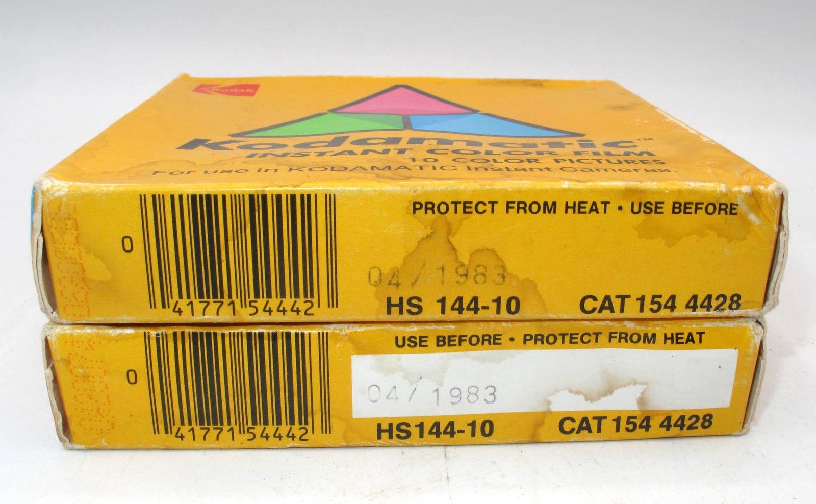 *VINTAGE* 2-KODAK KODAMATIC HS 144-10 INSTANT FILM-UNOPENED BOXES-EXP 4/83