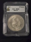 Photo of a 1947 Mexico 5 Pesos Silver from an eBay listing that sold on Jul 7, 2026