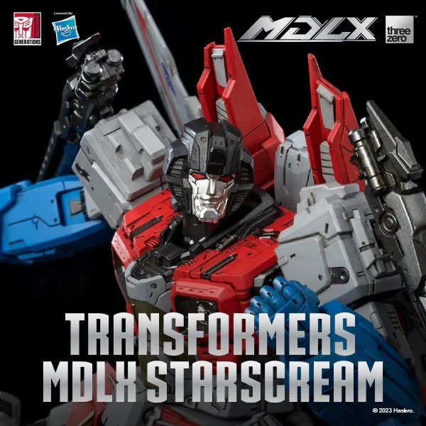 Threezero MDLX Crown Starscream Action Figure New - Image 2 of 3