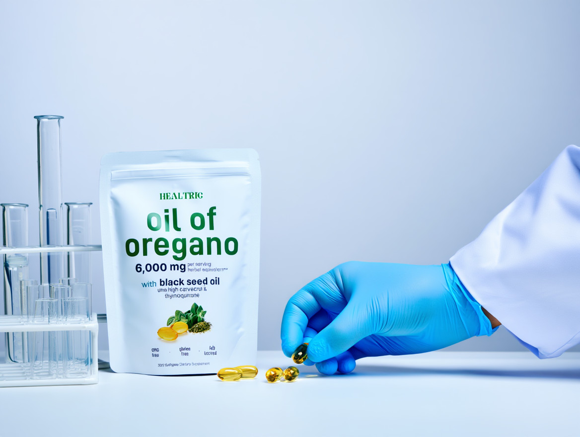 Oil of Oregano with Black Seed 6000mg – 300 Softgels – Immune & Digestive Suppor