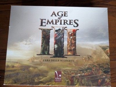 Age of Empires III The Age of Discovery Brettspiel Italienisch