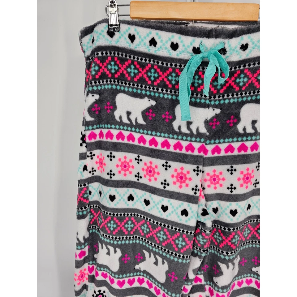 Pantalones de pijama de Navidad difusos multicolores para mujer Secret Treasures talla XL Foto 3 de 4