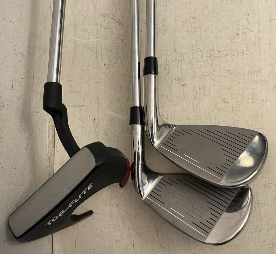 3 pc TOP FLITE XL TI 8 & 9 IRON & XL Putter SUPER CLEAN!! RIGHT HAND - Image 3 of 4