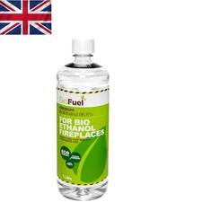 High Purity 1L Bioethanol Fuel - Smokeless and Odourless for Indoor/Outdoor Use