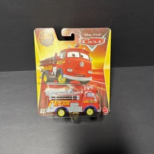 Disney Pixar Cars Race and Rescue RED Fire Truck Metal Series 2025 Free Shipping