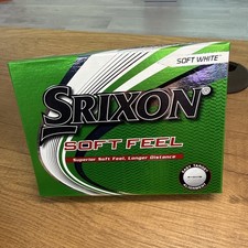 Srixon Dozen Soft Feel Golf Ball - Soft White Color 12 New Balls - Longer Distan