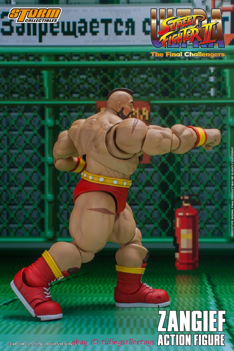 ReAction Street Fighter II Zangief Action Figure Championship Edition  Super7 - ToyWiz