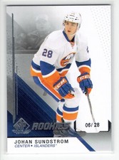 2014-15 SP Game Used Rookies #112 Johan Sundstrom 06/28 Rookie Card