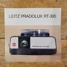 Leitz Pradolux RT-300 Projector Brochure Pamphlet Advertisement