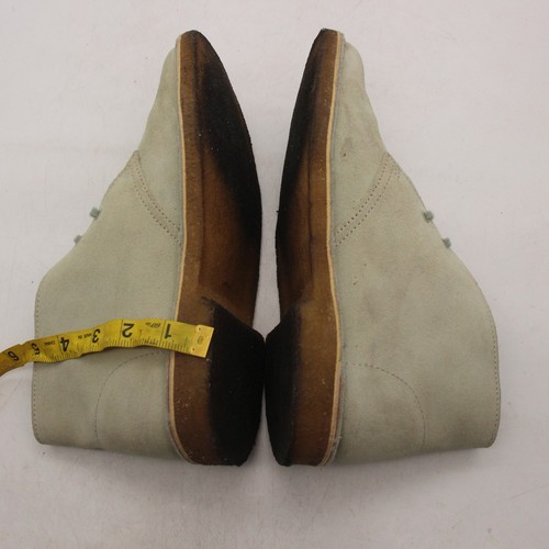Clarks Originals Shoes Women's 8.5 Light Green Chukka Ankle Desert Boots Crepe - Picture 5 of 11