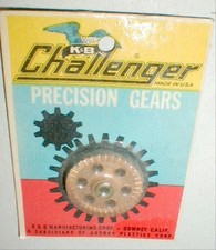 34 Tooth Brass Slot Car Crown Gear Posi-Lok Hub 48 Pitch K B 553 Vintage Used