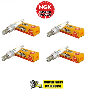 #ad 4 GENUINE NGK SPARK PLUGS BPR5ES 7734 SMALL ENGINE STANDARD PLUG 4006 $18.95