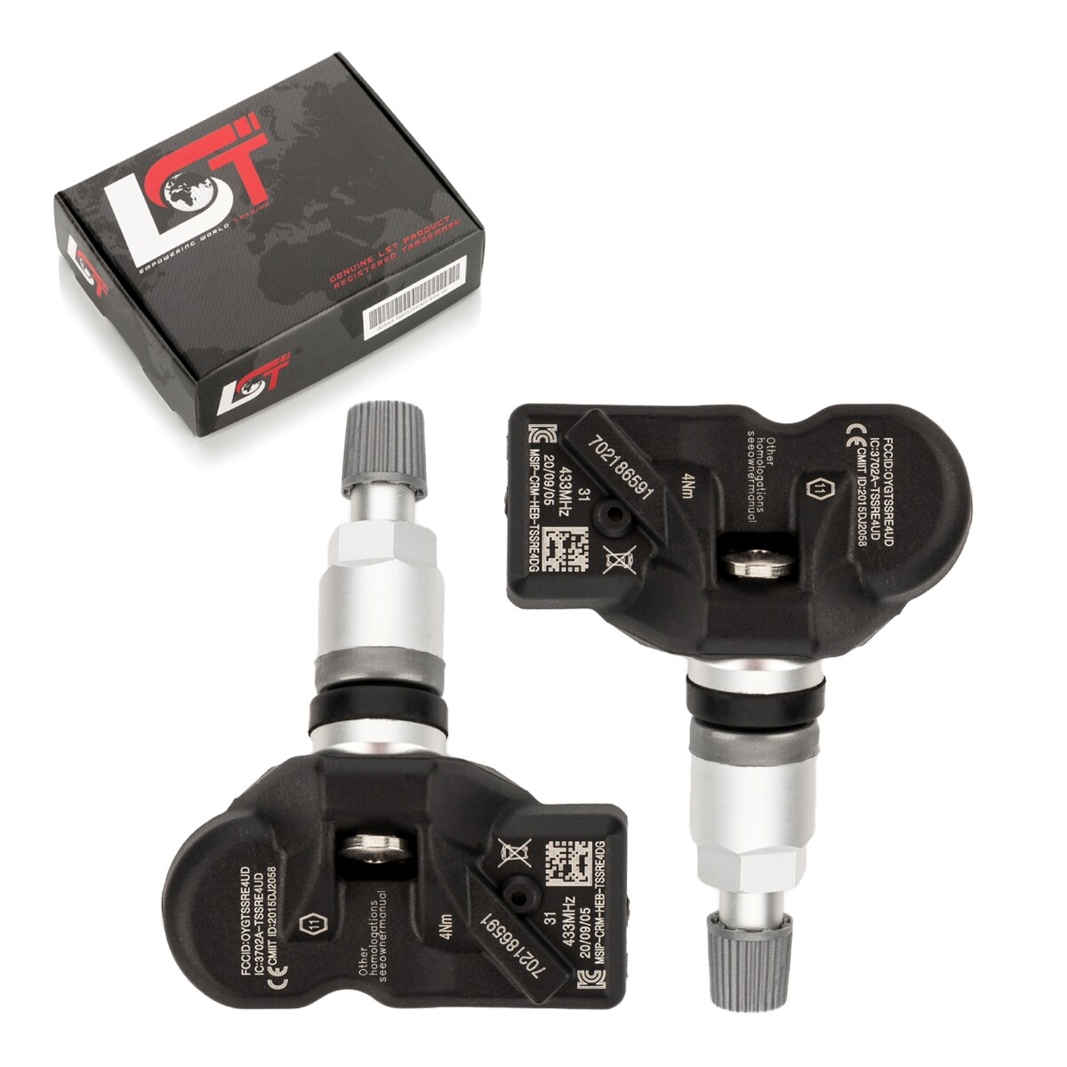 2x Tire Pressure Sensor RDKS RDCi TPMS-Sensor 5Q0907275B for AUDI Q5 FY Q7 4M Q8