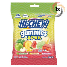 1x Bag Morinaga Hi-Chew Sour Assorted Flavors Chewy Fruit Gummies 4.23oz