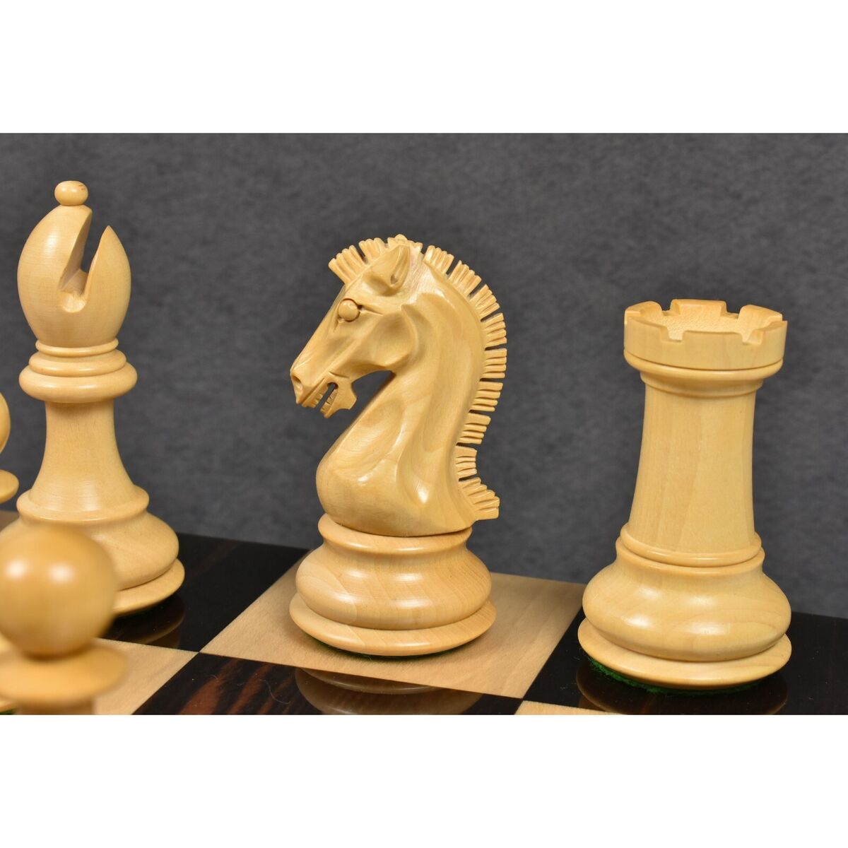 3.9 Craftsman Series Staunton Chess Pieces Only Set - Triple