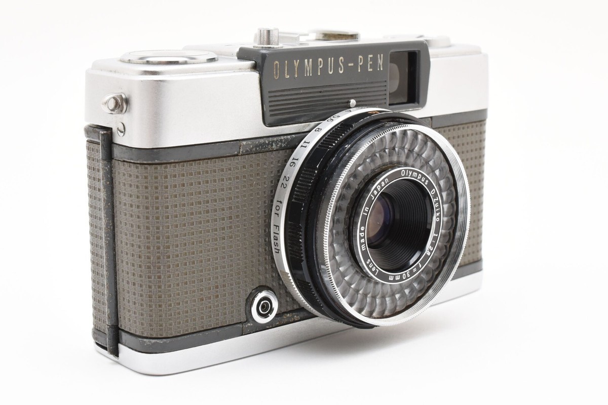 【完動品】OLYMPUS PEN EE-S D.Zuiko 30mm f2.8 OLYMPUS PEN EES-2 D.ZUIKO 30mm f2.8 Half Film Rangefinder