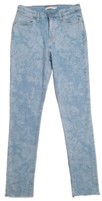 NWOT LEVI'S 721 HIGH RISE SKINNY JEANS 29x30 Soho Splash Bleach Reverse Tie Dye