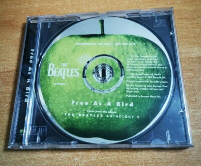 THE BEATLES Free as a bird RAREST UK PROMO CD SINGLE JOHN LENNON 