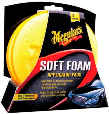 NEU 1x 650012 Meguairs Auftragsschwamm Soft Foam Applicator Pads 2St.  15,95/SET