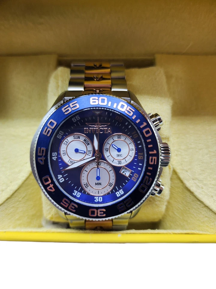 Reloj Hombre Invicta Pro Diver Swiss Ronda Z60 Calibre 51mm Acero Oro Rosa 31801 Foto 2 de 4