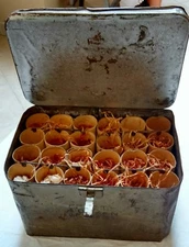 Vintage Metal EGG CRATE CARRIER 