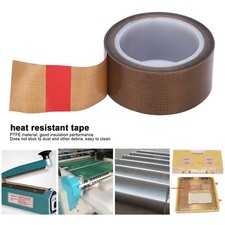 PTFE Tape High Temperature Cloth Insulation Adhesive Roll 0.13mm X 50mm X 10m