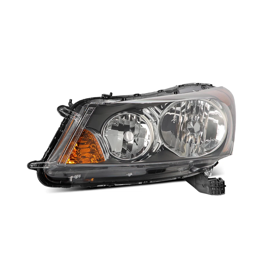 For 2008-2012 Honda Accord 4Dr Sedan Black Headlights OE Replacement Pair - Imagem 3 de 4